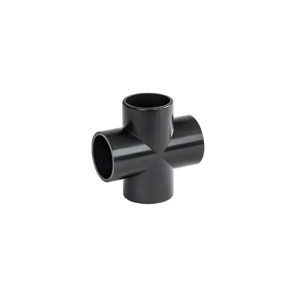 PVC-U چهار راه چسبی